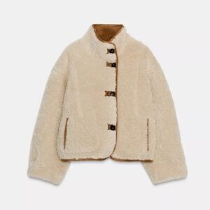 Zara REVERSIBLE DOUBLE-FACED JACKET